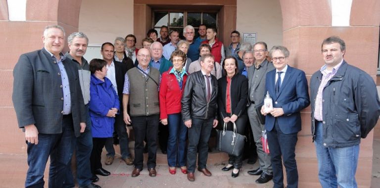 Une délégation d'élus de Bavière en visite à Rittershoffen
