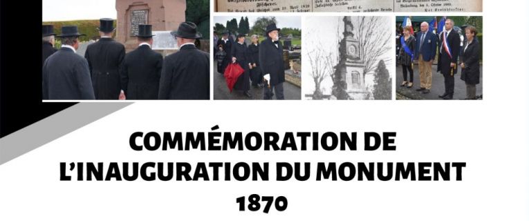 Commémoration du monument de 1870
