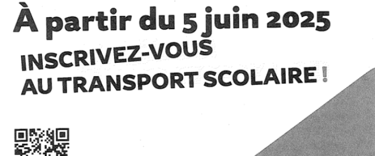 Inscription au transport scolaire