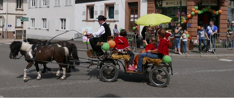 Le commerce du centre-ville de Soultz-sous-Forêts en fête