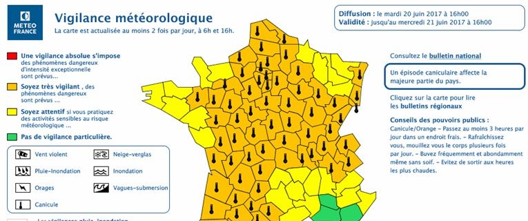 Le Bas-Rhin en vigilance orange canicule