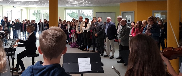 Collège : inauguration de l'extension du restaurant scolaire