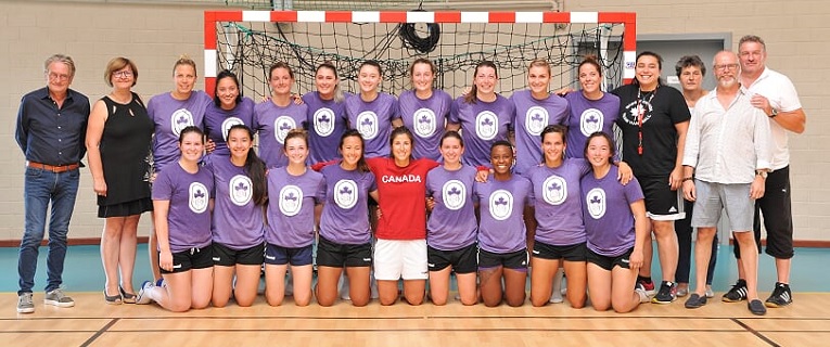 Le stage de l'équipe féminine de handball du Canada 