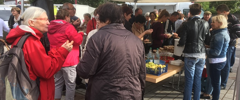 Le marché a fêté son 9e anniversaire malgré la météo