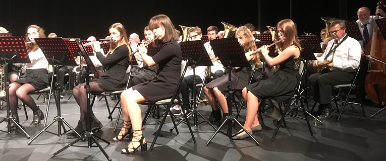 Concert des harmonies du territoire à la Nef