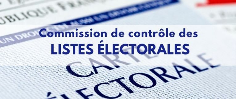 Convocation des membres de la commissions de contrôle des listes électorales