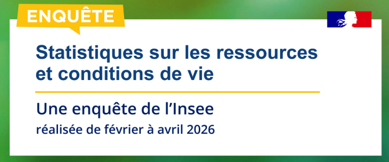 Enquête statistique sur les ressources et conditions de vie des ménages 2026