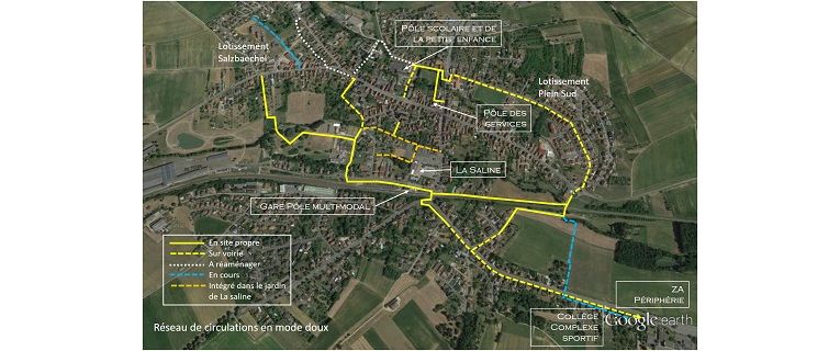 Le développement des voies cyclo-piétonnes